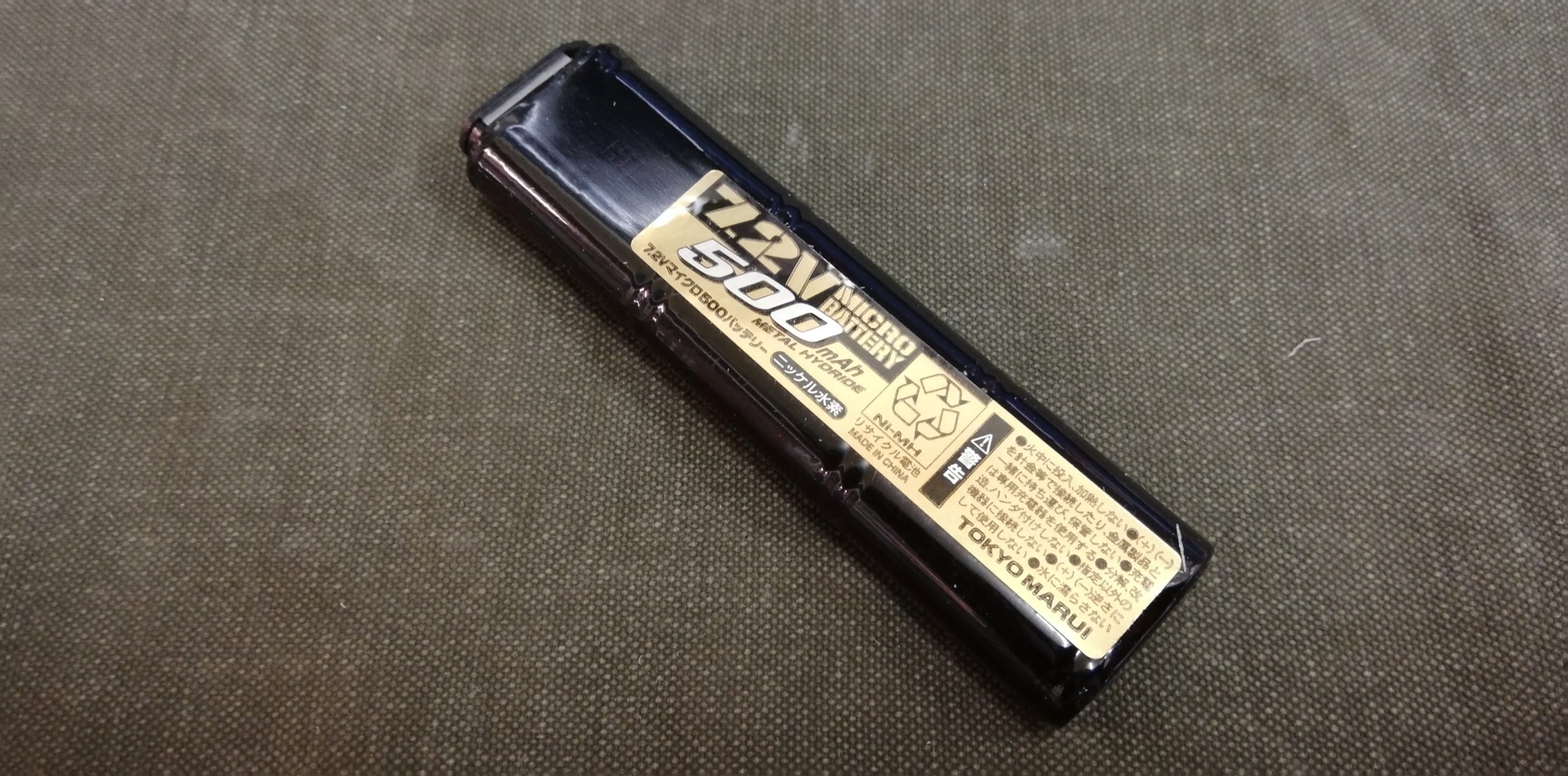 東京マルイ 7.2ｖニッケル水素500ｍＡｈ マイクロ500バッテリー | サバイバルフィールドユニット